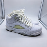 Jordan 5 White Metallic - size 6.5y