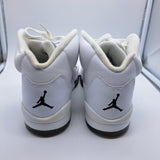 Jordan 5 White Metallic - size 6.5y
