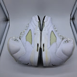 Jordan 5 White Metallic - size 6.5y