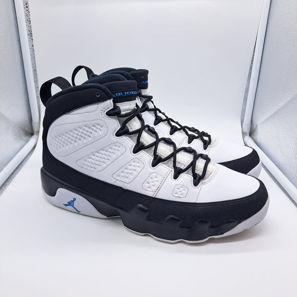 Jordan 9 University Blue - size 9.5