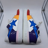 Bape Sta Low Crazy White - size 10