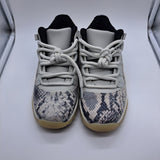 Jordan 11 Low Snake Light Bone - size 7y