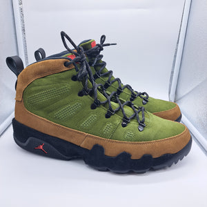 Jordan 9 Boot NRG Military Brown Legion Green - size 131
