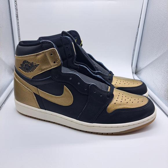 Jordan 1 Metallic Gold Sail - size 14