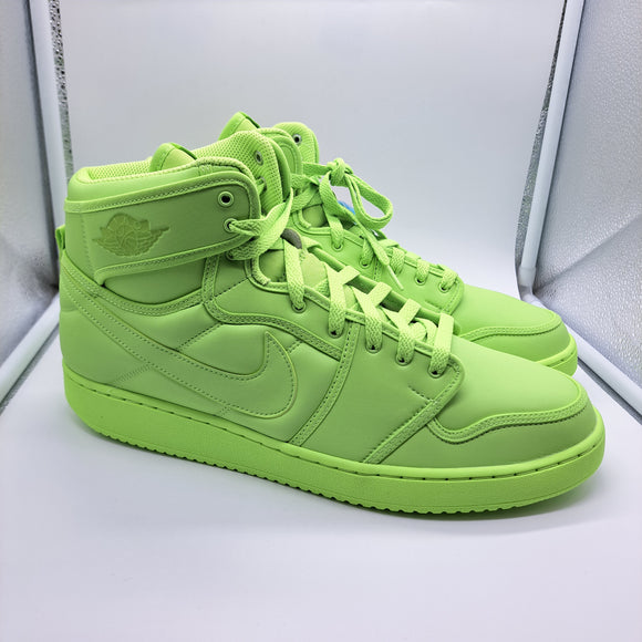 Jordan 1 AJKO Billie Eilish Ghost Green - size 14w