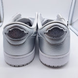 Jordan 1 Low Metallic Silver - size 13