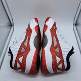Jordan 11 Low IE White Gym Red - size 10