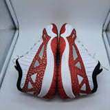 Jordan 11 Low IE White Gym Red - size 10