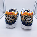 Nike Air Max 1 PRM Denim Leopard - size 11.5