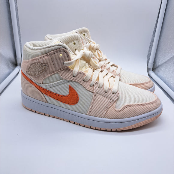 Jordan 1 Mid Corduroy Sail - size 10.5w