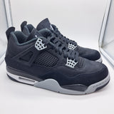 Jordan 4 Black Canvas - size 10.5