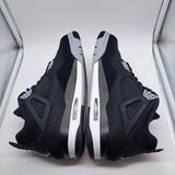Jordan 4 Black Canvas - size 10.5