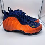 Foamposite One Blue Void Rugged Orange - size 9.5