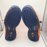 Foamposite One Blue Void Rugged Orange - size 9.5