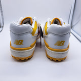 New Balance 550 Sea Salt Varsity Gold - size 8