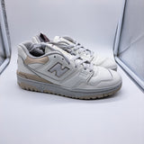 New Balance 550 Sea Salt Varsity Gold - size 7.5