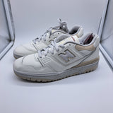 New Balance 550 Sea Salt Varsity Gold - size 7.5