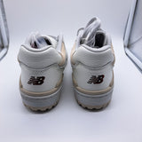 New Balance 550 Sea Salt Varsity Gold - size 7.5