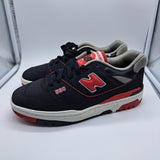 New Balance 550 Black Red - size 8