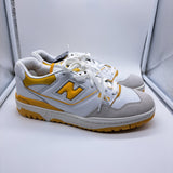New Balance 550 Sea Salt Varsity Gold - size 10.5