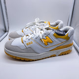 New Balance 550 Sea Salt Varsity Gold - size 10.5