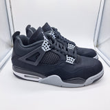 Jordan 4 Black Canvas - size 10