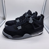 Jordan 4 Black Canvas - size 10