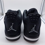 Jordan 4 Black Canvas - size 10