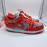 Nike Dunk Low Off-White University Red - size 9.5