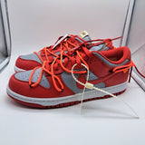 Nike Dunk Low Off-White University Red - size 9.5