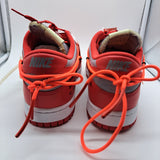 Nike Dunk Low Off-White University Red - size 9.5