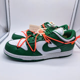 Nike Dunk Low Off-White Pine Green - size 9.5