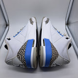 Jordan 3 UNC - size 10