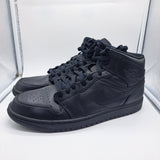 Jordan 1 Mid Triple Black - size 13