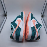 Nike Dunk Low Washed Teal - size 9.5