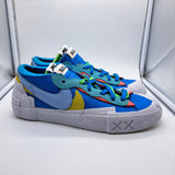 Nike Blazer Low Sacai Kaws Neptune Blue - size 10.5