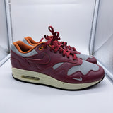 Nike Air Max 1 Patta Waves Maroon - size 10.5