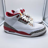 Jordan 3 Cardinal Red - size 8.5
