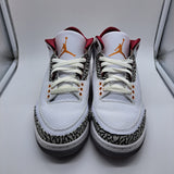 Jordan 3 Cardinal Red - size 8.5