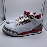 Jordan 3 Cardinal Red - size 8.5