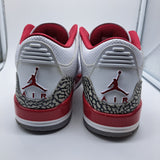 Jordan 3 Cardinal Red - size 8.5