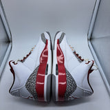 Jordan 3 Cardinal Red - size 9.5