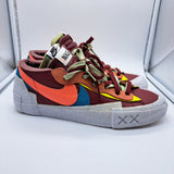 Nike Blazer Low Sacai KAWS Red - size 10