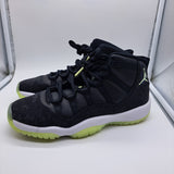 Jordan 11 Black Barely Volt - size 7y