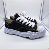 Maison Mihara Yasuhiro Hank Sole Canvas Low Black - size 44(11us)