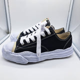 Maison Mihara Yasuhiro Hank Sole Canvas Low Black - size 44(11us)