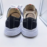 Maison Mihara Yasuhiro Hank Sole Canvas Low Black - size 44(11us)