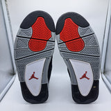 Jordan 4 Black Canvas - size 9.5
