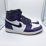 Jordan 1 Court Purple White - size 10