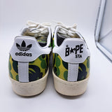 Adidas Superstar BAPE ABC Camo Green - size 7.5